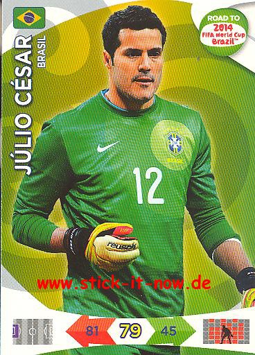 Panini Adrenalyn XL Road to WM 2014 - JÙLIO CÈSAR