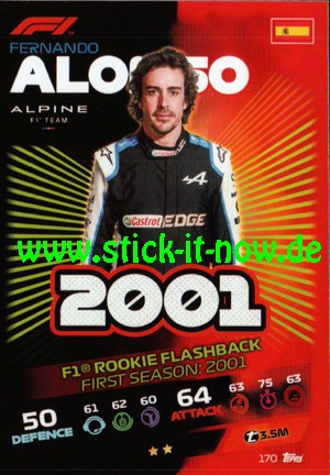 Turbo Attax "Formel 1" (2021) - Nr. 170
