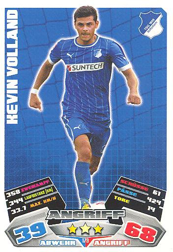 Match Attax 12/13 - Kevin Volland - TSG Hoffenheim - Nr. 179