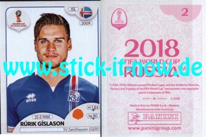 Panini WM 2018 Russland "Sticker" INT/Edition - Nr. 294