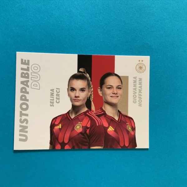 DFB Frauen Team-Set 2025 - Nr. DUO-08 ( Cerci / Hoffmann )