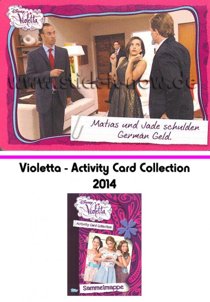 Disney Violetta - Activity Cards (2014) - Nr. 67