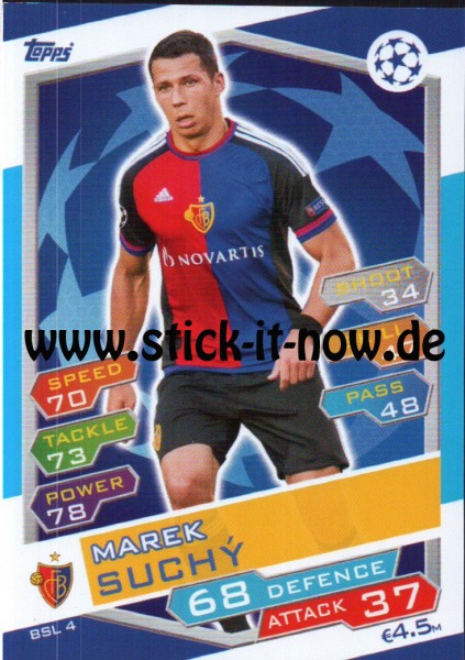 Match Attax Champions League 16/17 - Nr. BSL 4