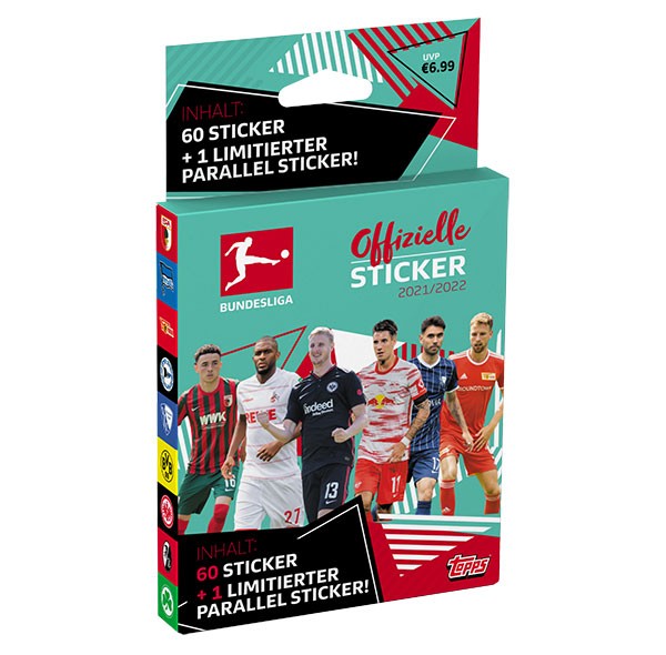 Topps Fußball Bundesliga 2021/22 "Sticker" (2021) - Blister