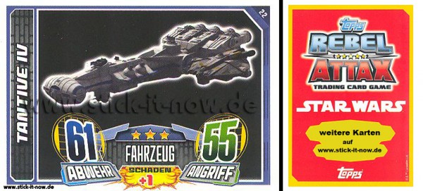 Rebel Attax - Serie 1 (2015) - TANTIVE IV - Nr. 22