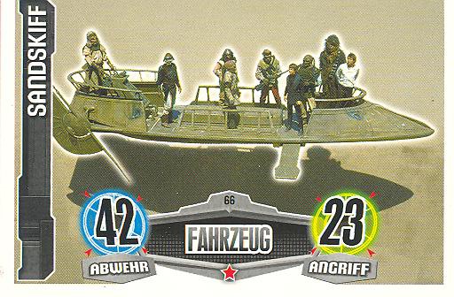 Force Attax - SANDSKIFF - Fahrzeug - Söldner - Movie Collection