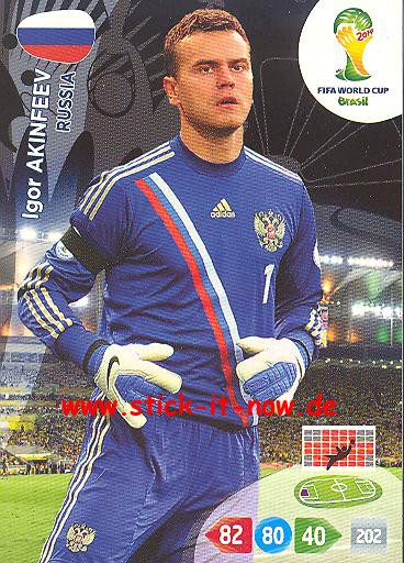 Panini Adrenalyn XL Brasil WM 2014 - IGor AKINFEEV