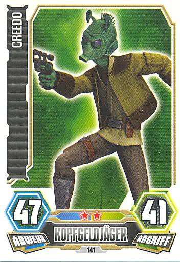 Force Attax - Serie 3 - Greedo - Nr. 141