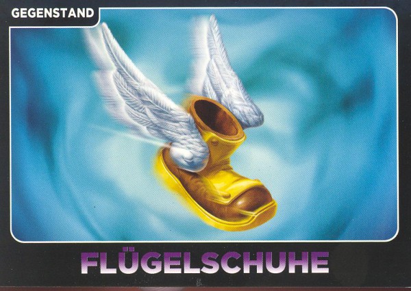 Skylanders Giants - Magischer Gegenstand / Ort-Karten - FLÜGELSCHUHE - Nr. 77