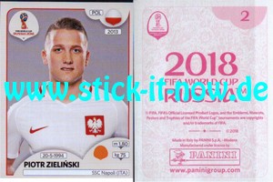 Panini WM 2018 Russland "Sticker" INT/Edition - Nr. 595