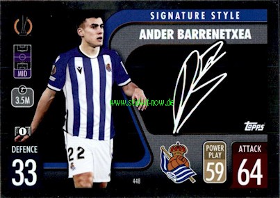 Match Attax Champions League 2021/22 - Nr. 448 (Signature Style)