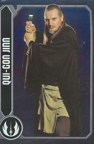 Star Wars Movie Sticker (2012) - QUI-GON JINN - Nr. 36