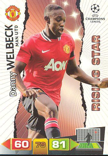 Danny Welbeck - Panini Adrenalyn XL CL 11/12 - Manchester United - Rising Star