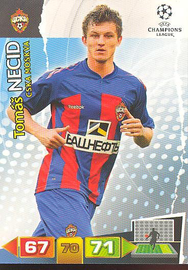 Tomas Necid - Panini Adrenalyn XL CL 11/12 - CSKA Moskau