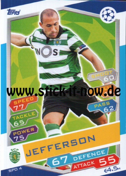 Match Attax Champions League 16/17 - Nr. SPO 4