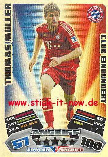 Match Attax 12/13 EXTRA - Thomas Müller - Bayern München - CLUB 100 - Nr. 489