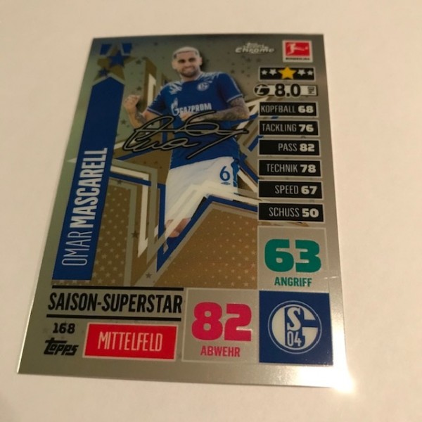 Match Attax BL Chrome 20/21 - Nr. 168 - MASCARELL