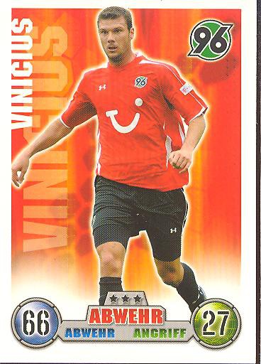 Vinicius - Match Attax 08/09 - Hannover 96