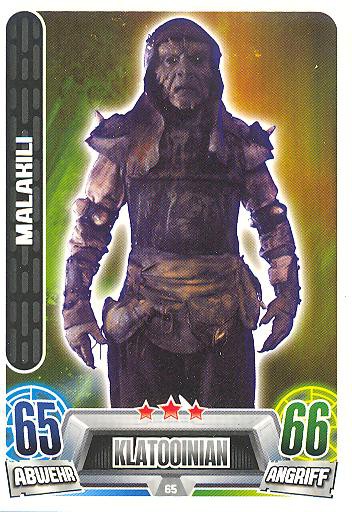 Force Attax Movie Collection - Serie 2 - Malakili - Nr. 65