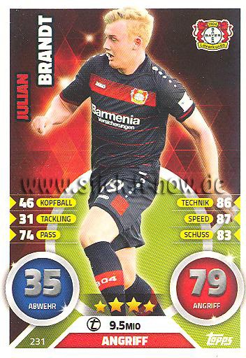 Topps Match Attax Bundesliga 16/17 - Nr. 231