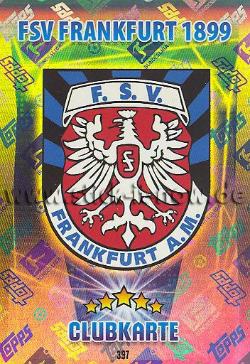 Match Attax 15/16 - Clubkarte - FSV Frankfurt - Nr. 397