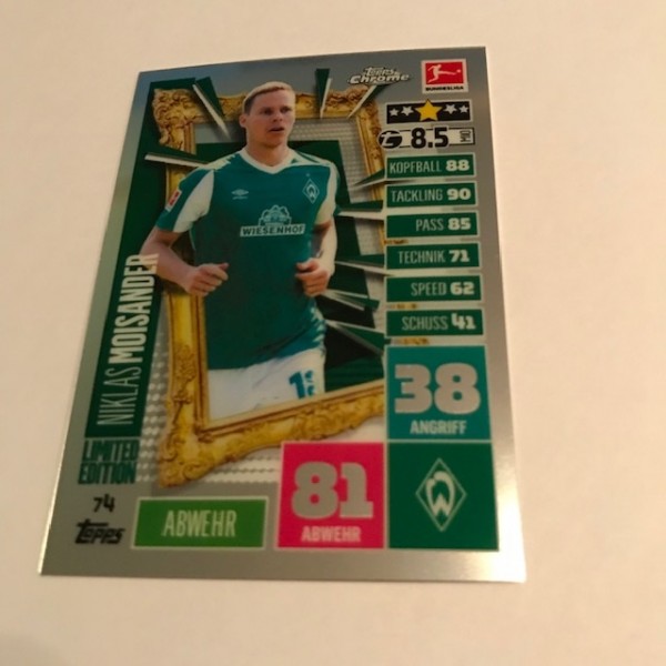 Match Attax BL Chrome 20/21 - Nr. 74 - MOISANDER