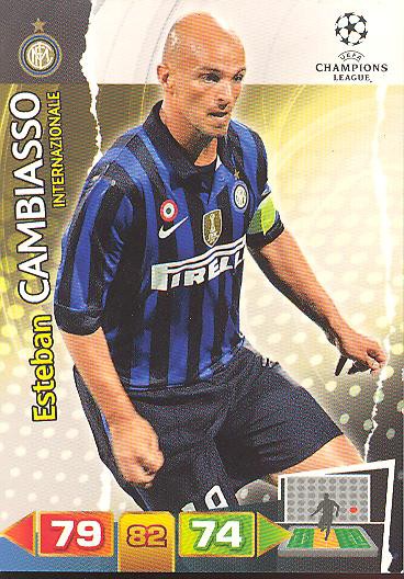 Esteban Cambiasso - Panini Adrenalyn XL CL 11/12 - Inter Mailand