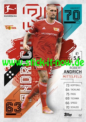 Topps Match Attax Bundesliga 2021/22 - Nr. 62