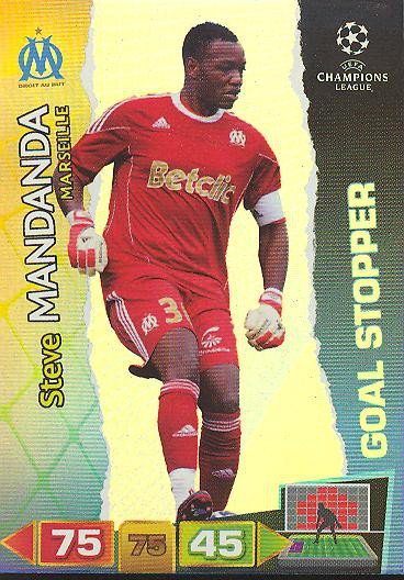 Steve Mandanda - Panini Adrenalyn XL CL 11/12 - Goal Stopper - Olympique Marseille