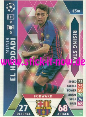 Match Attax CL 18/19 "Road to Madrid" - Nr. 54