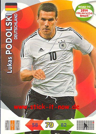 Panini Adrenalyn XL Road to WM 2014 - Lukas PODOLSKI