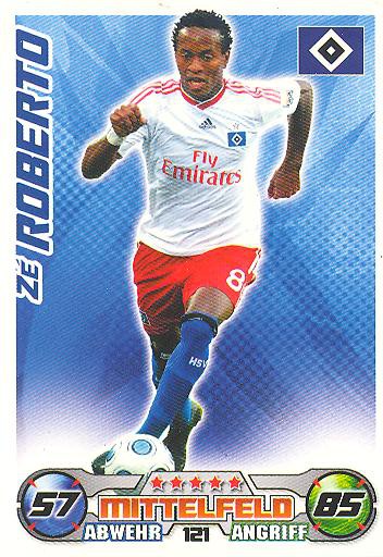 Match Attax 09/10 - ZÉ ROBERTO - Hamburger SV - Nr. 121