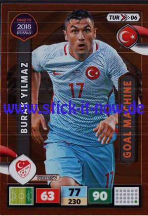 Adrenalyn XL "Road to WM 2018 Russia" (2017) - Nr. TUR >> 06 (GOAL MASCHINE)