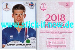 Panini WM 2018 Russland "Sticker" INT/Edition - Nr. 295