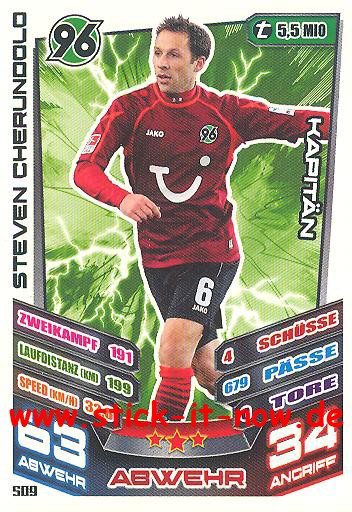 Match Attax 13/14 EXTRA - KAPITÄN - STEVEN CHERUNDOLO - Nr. 509