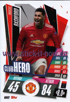 Match Attax Champions League 2020/21 - Nr. MNU 2