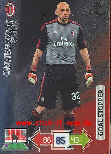 Panini Adrenalyn XL CL 12/13 - AC Mailand - Christian Abbiati - GOAL STOPPER