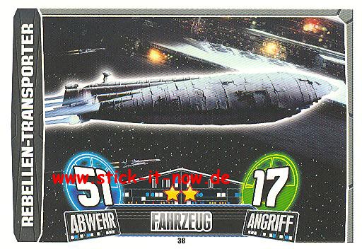 Force Attax Movie Collection - Serie 3 - REBELLEN-TRANSPORTER - Nr. 38