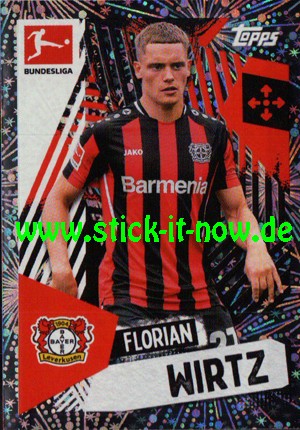 Topps Fußball Bundesliga 2021/22 "Sticker" (2021) - Nr. 300 (Glitzer)