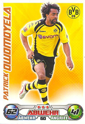 Match Attax 09/10 - PATRICK OWOMOYELA - Bor. Dortmund - Nr. 60