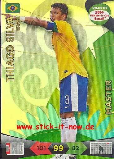 Panini Adrenalyn XL Road to WM 2014 - THIAGO SILVA - Master