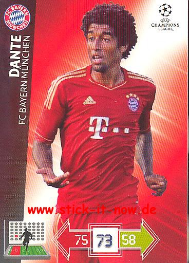Panini Adrenalyn XL CL 12/13 - FC Bayern München - Dante