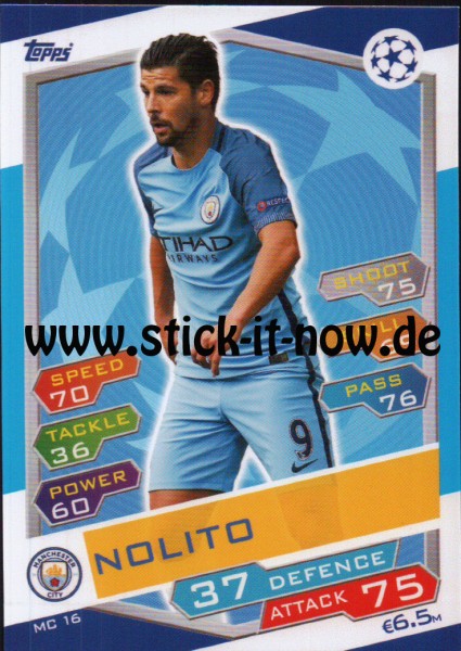 Match Attax Champions League 16/17 - Nr. MC 16