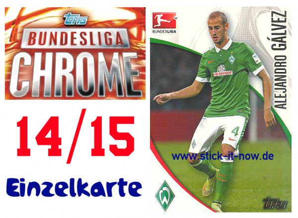 Topps Bundesliga Chrome 14/15 - ALEJANDRO GALVEZ - Nr. 27