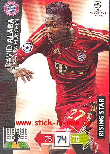 Panini Adrenalyn XL CL 12/13 - FC Bayern München - David Alaba