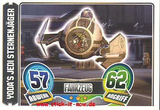 Force Attax - Star Wars - Clone Wars - Serie 5 - Yoda's Jedi Sternenjäger - Nr. 40