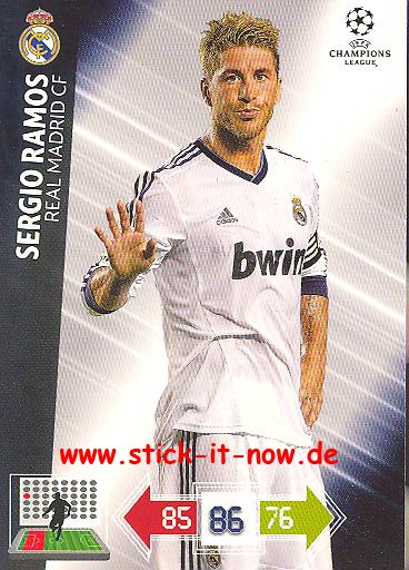 Panini Adrenalyn XL CL 12/13 - Real Madrid - Sergio Ramos