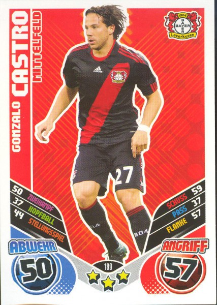 Gonzalo Castro - Match Attax 11/12