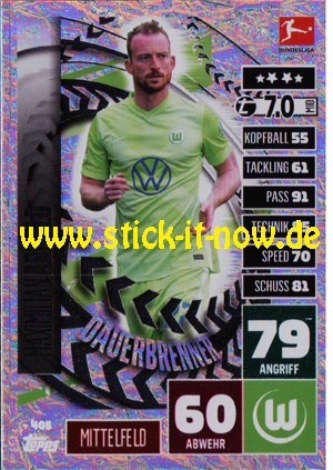 Topps Match Attax Bundesliga 2020/21 - Nr. 405 (Dauerbrenner)
