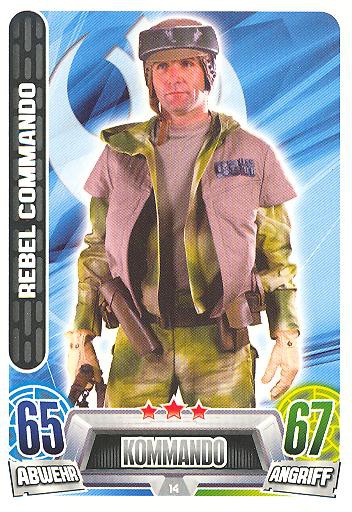 Force Attax Movie Collection - Serie 2 - Rebel Commando - Nr. 14